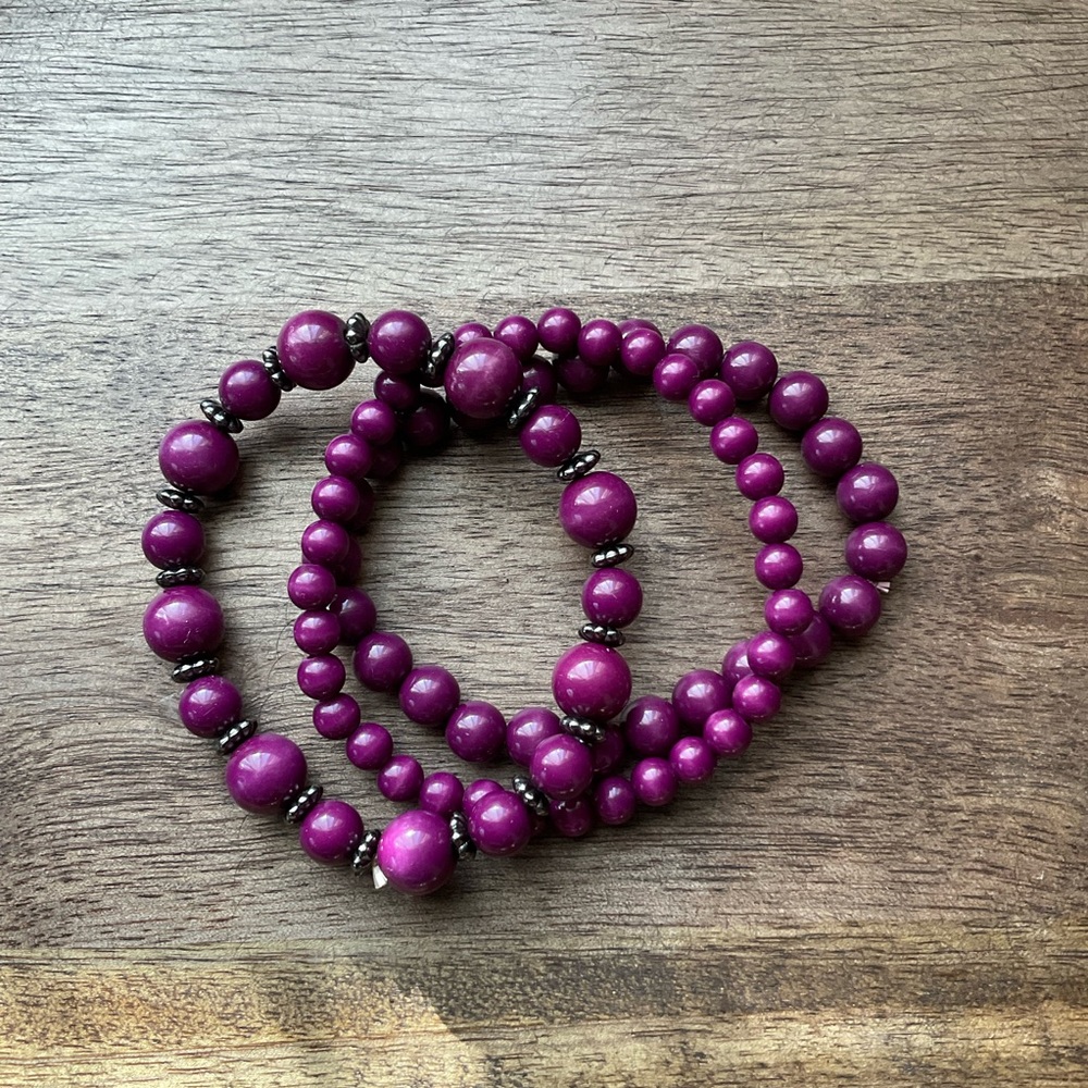 Paparazzi Purple Bracelet Set